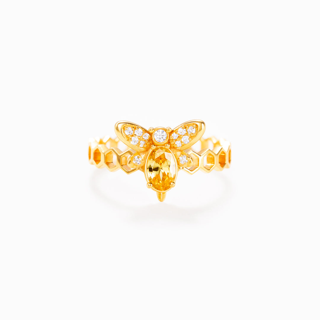 Happy Bee Day Ring