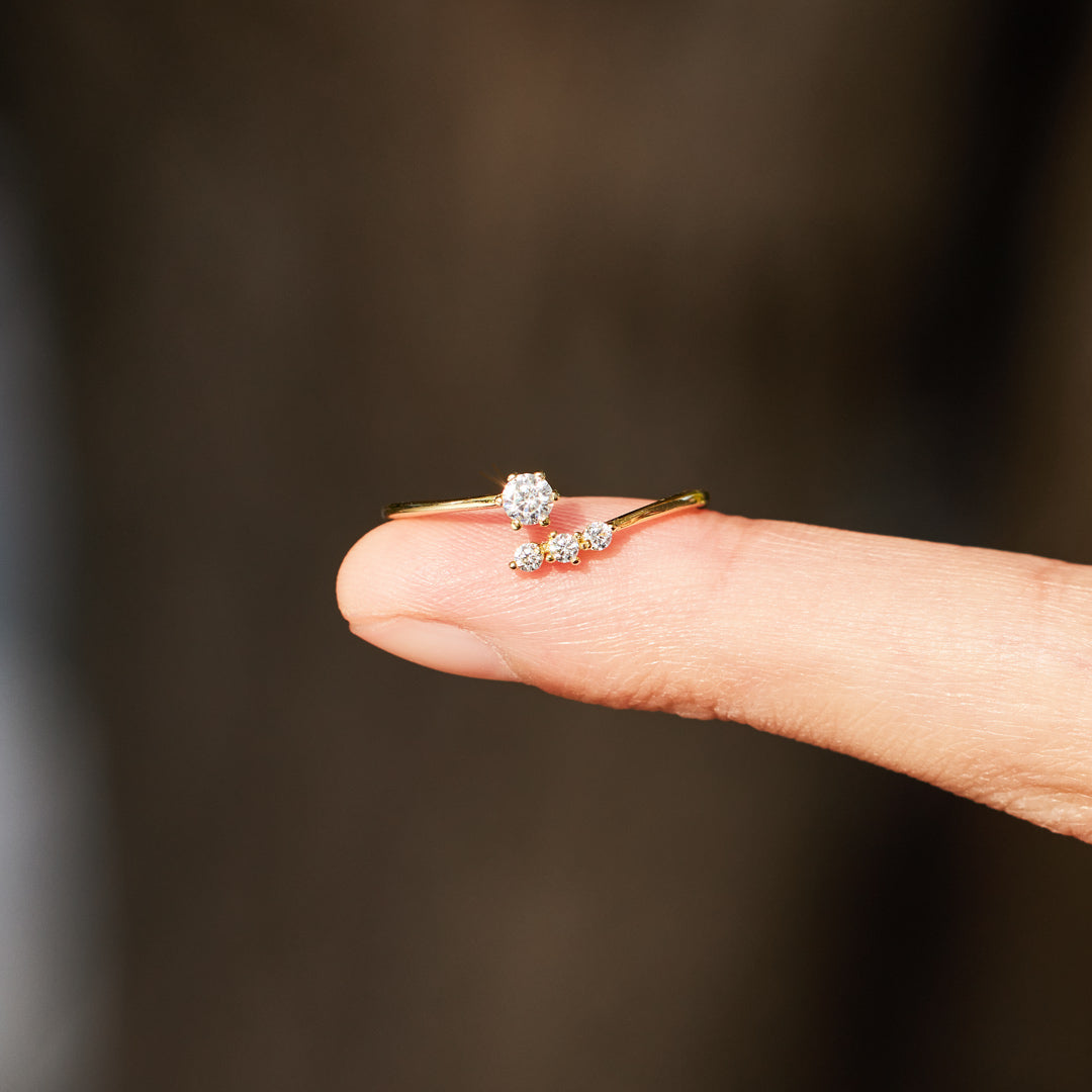 Be You Multi-Stone Open Ring