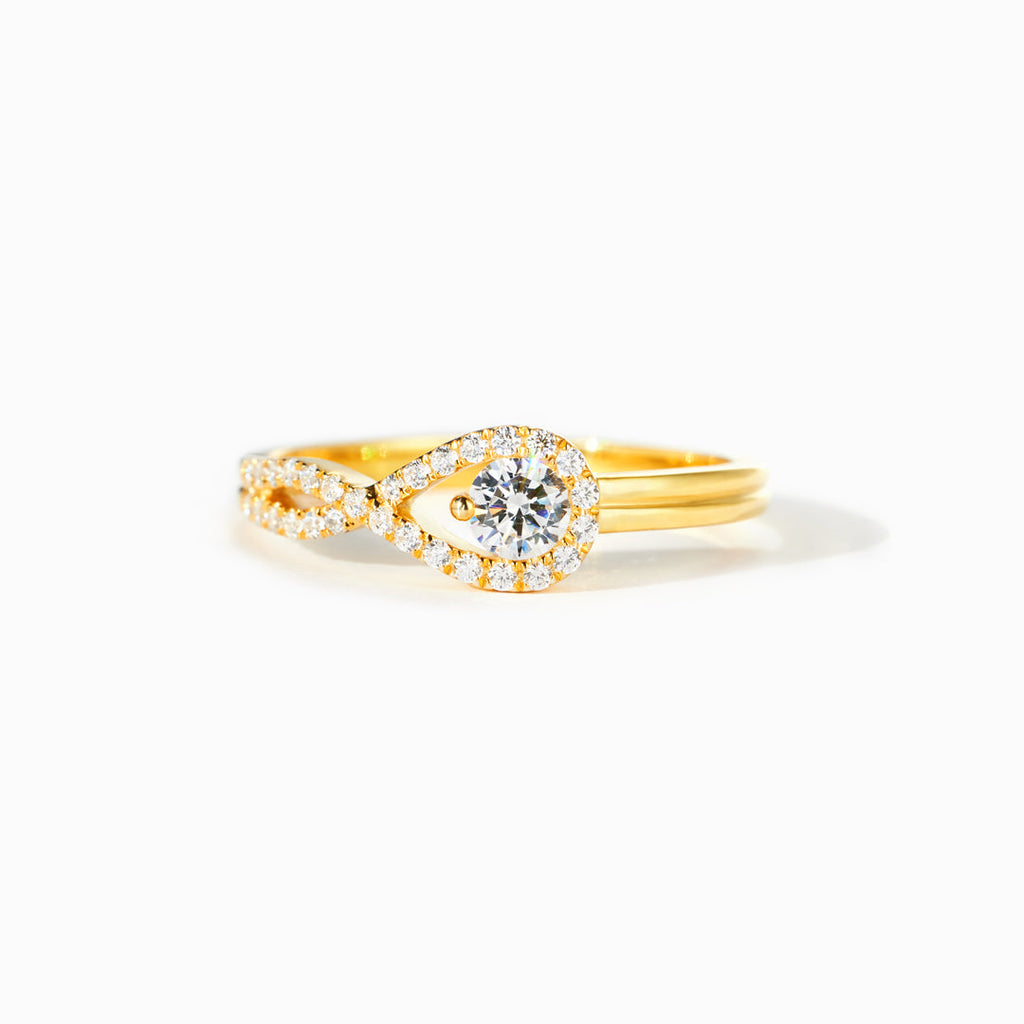 Mother & Daughter Love Knot Ring
