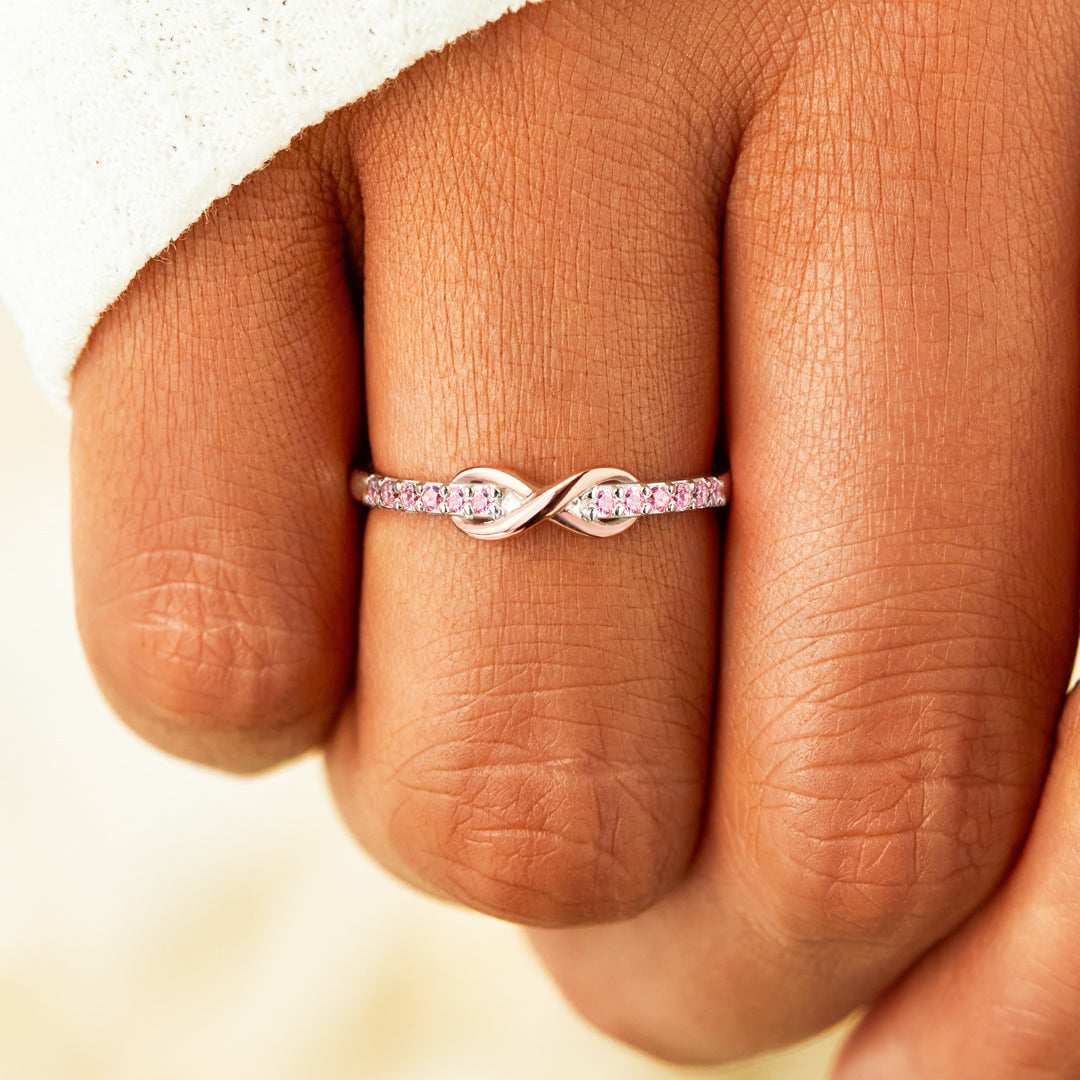 My Daughter Forever Infinity Ring