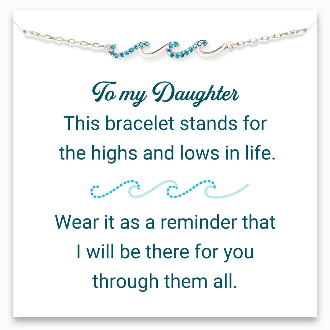 Highs And Lows In Life Triple Wave Bracelet