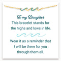 Highs And Lows In Life Triple Wave Bracelet