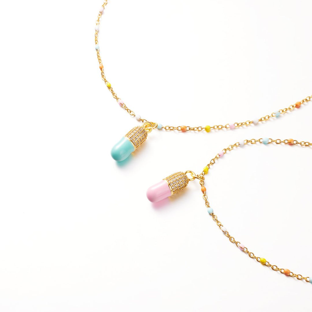 The Storm Will Pass Happy Pill Necklace