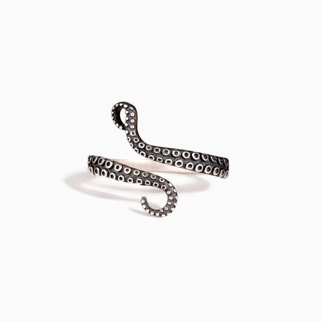 Sterling Silver Octopus Ring