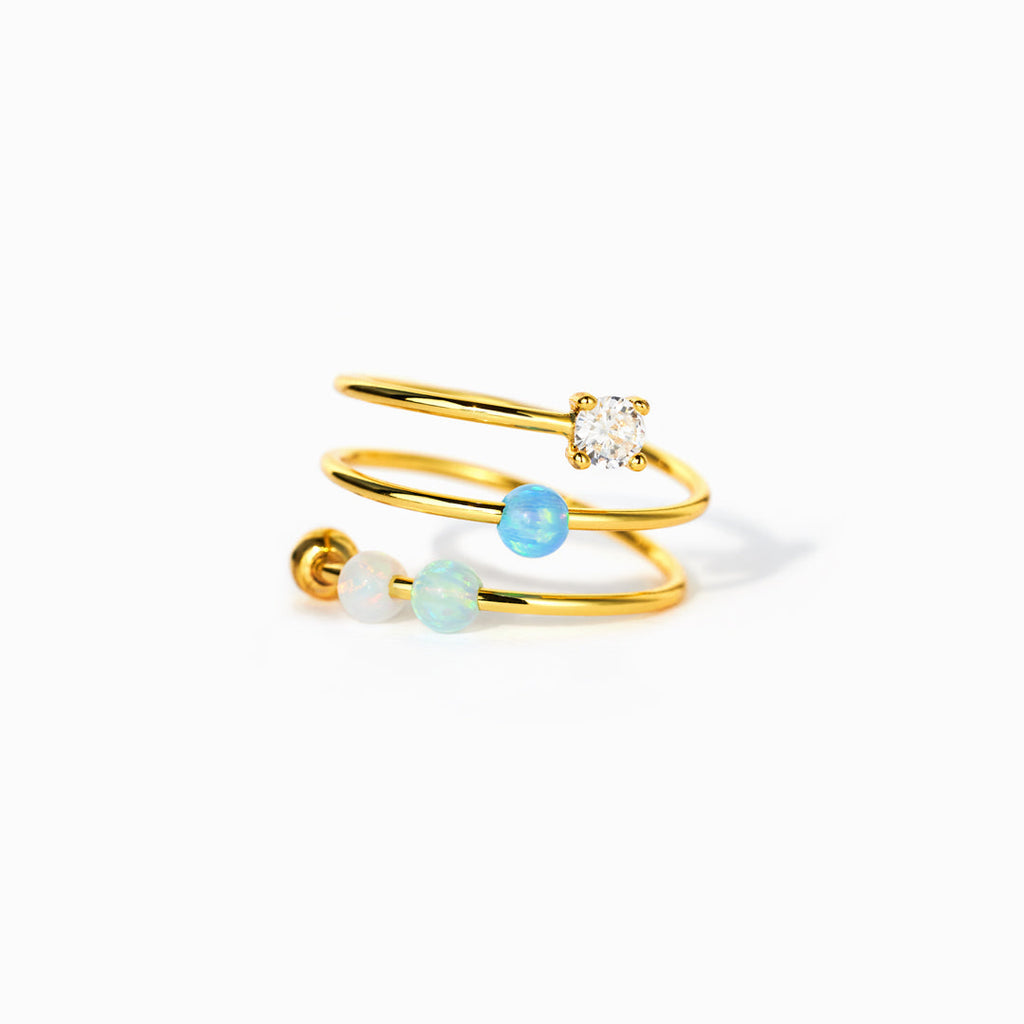 You Are Strong Spinning Opal Fidget Ring