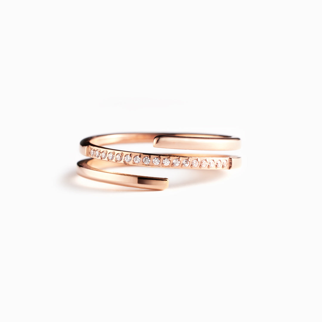 A Hug From Me To You Spiral Ring