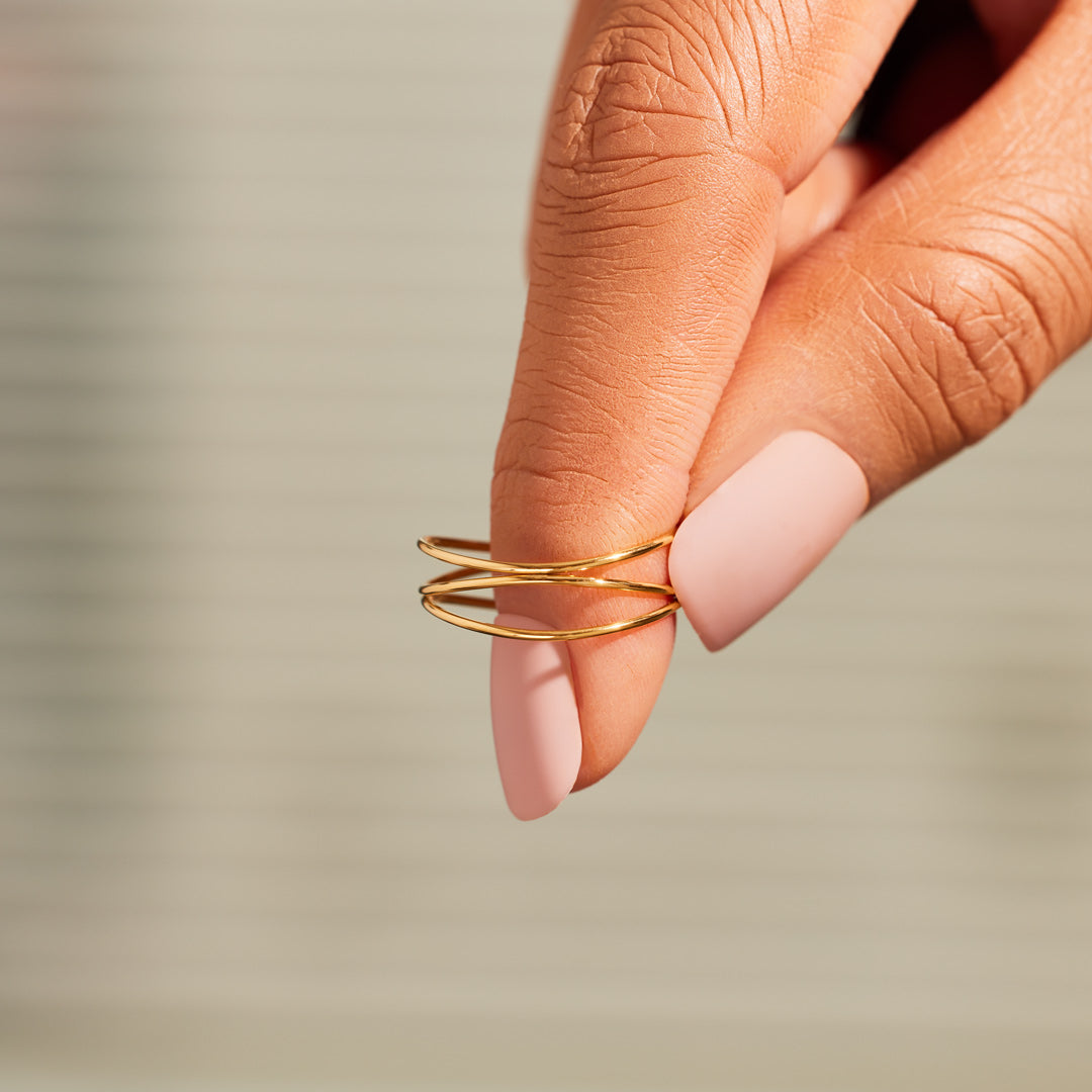 Our Bond Remains Forever Strong Crossover Ring