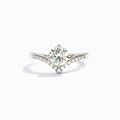 Count On Me Round-Cut Chevron Ring