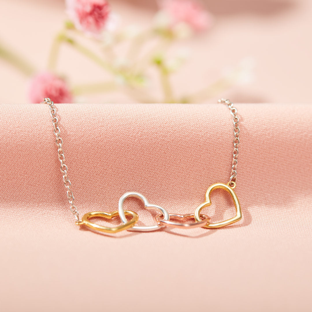 2-5 Best Friends Linking Hearts Bracelet