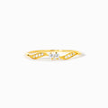 Sticking With You Double Stone Wavy Ring