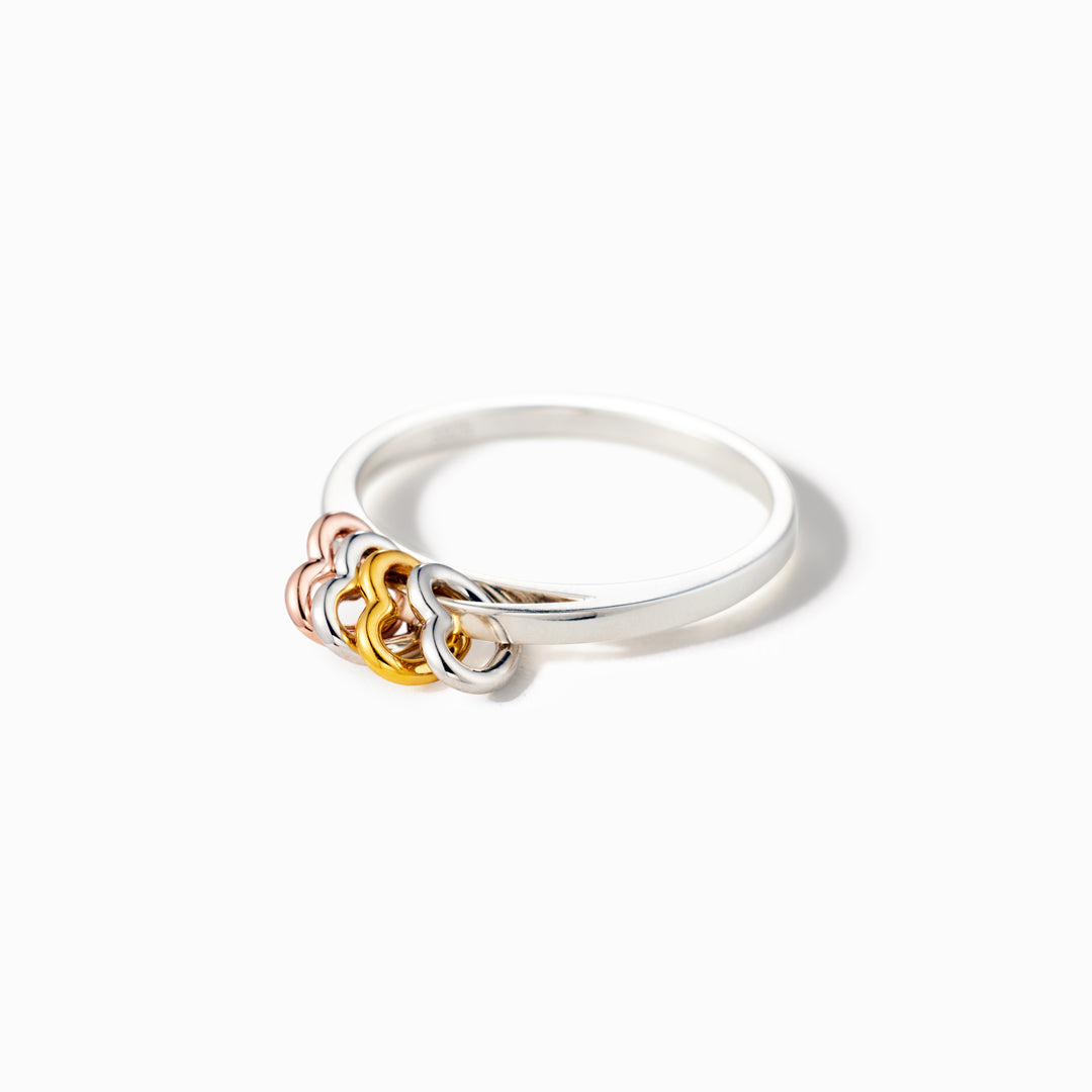 For 2-5 Besties Heart Fidget Ring