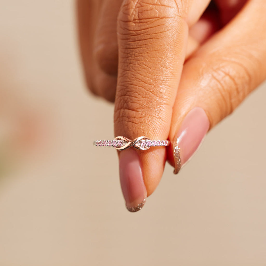 Valentine's Day Daughter Infinity Ring