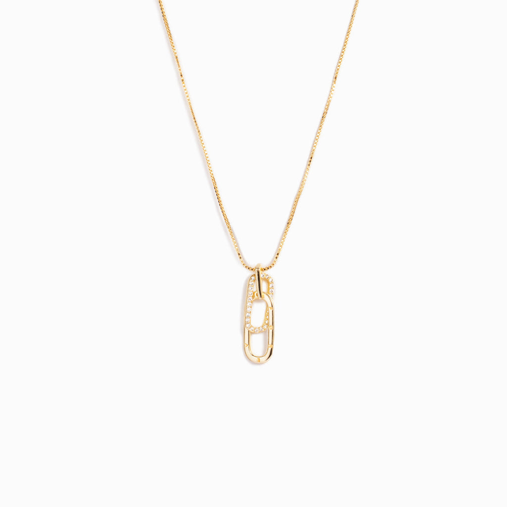 Depression Can't Rectangle Interlocking Necklace