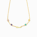 We Changed Your Name 1-8 Birthstones Nana Necklace