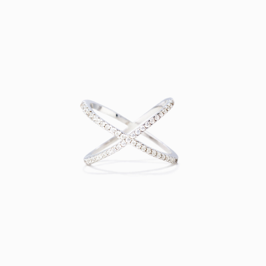 Personalized So Glad Our Paths Crossed X Ring