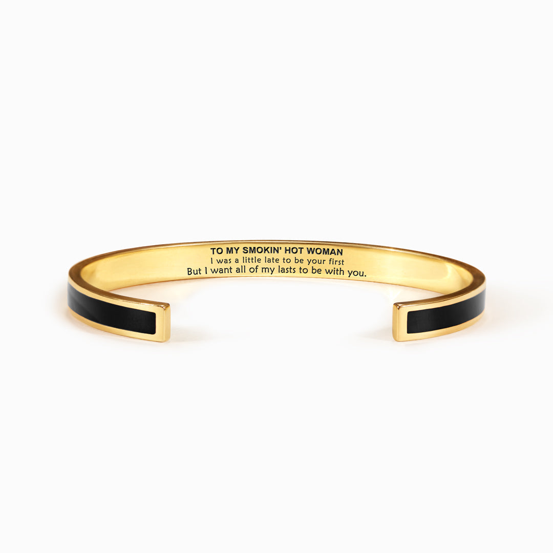 To My Smokin' Hot Woman Color Bangle