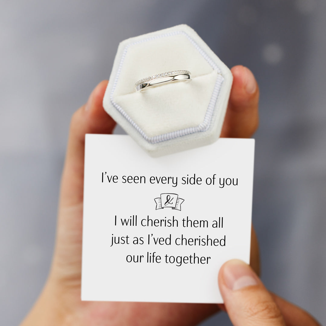Cherish Your Side Double Band Ring