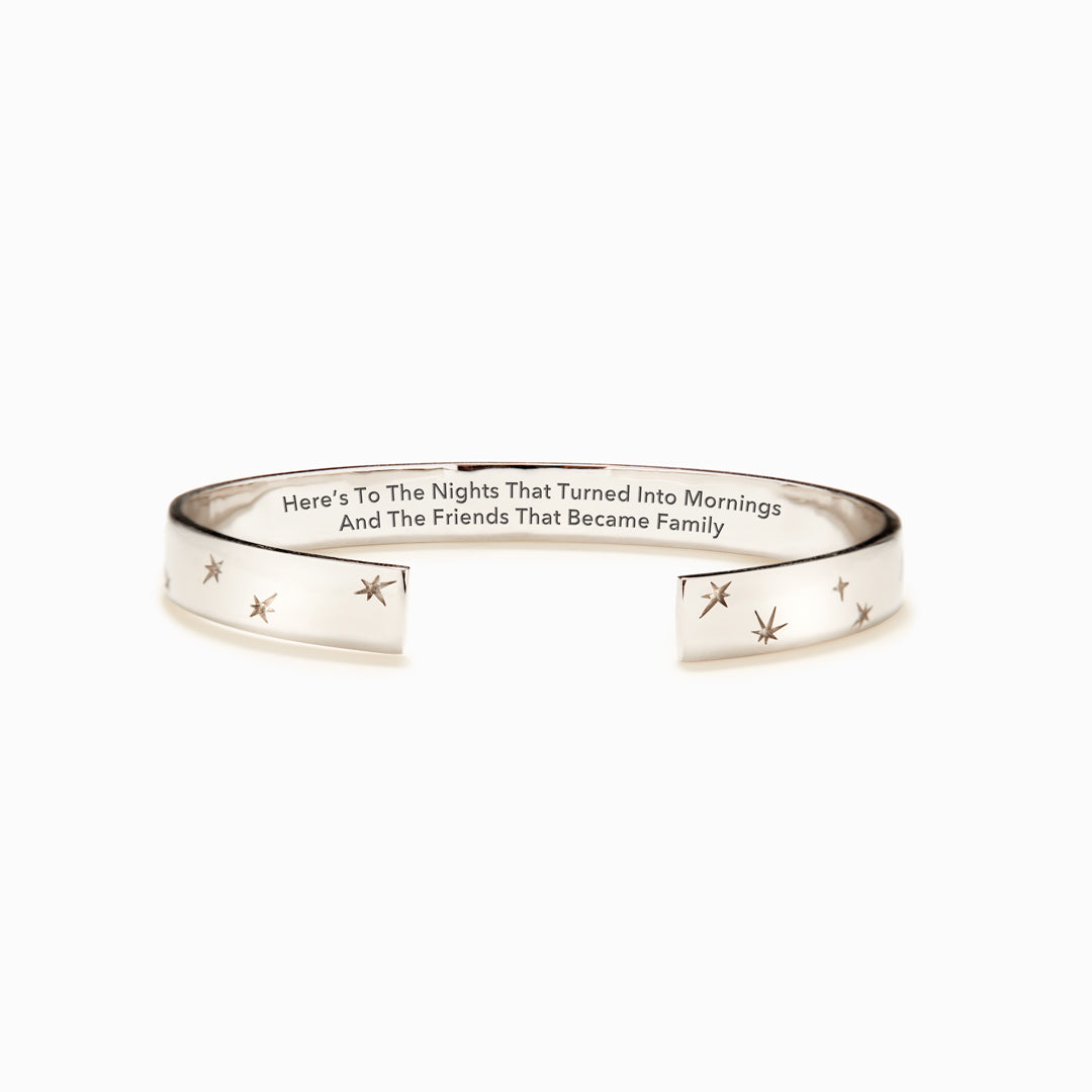 To The Friends That Became Family Stars Galaxy Bangle