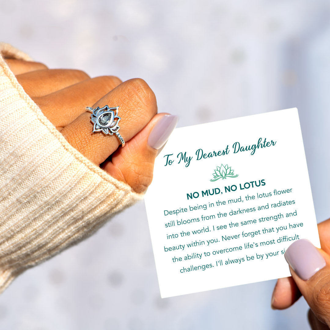 From Mom To Daughter No Mud No Lotus Ring